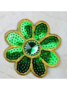 亮片绣花补丁，服装装饰配件，熨烫贴纸