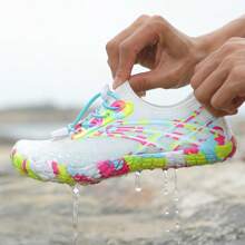 Adult Unisex Quick Dry Water Shoes, Suitable For Beach, Swimming Pool, River, Hiking, Kayaking, Surfing - White Moon - View 1