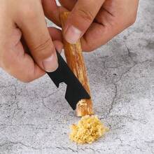 Kit de palos de fatwood con caja cortados a mano para manualidades, regalos, envoltura, kit de supervivencia - Caqui - Ver 3