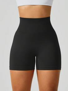 NcmRyu 1 件女式无缝弹力瑜伽健身运动跑步短裤，春夏