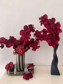 1/3/5 buc flori de orhidee artificiale, floare de orhidee Phalaenopsis artificială de 69 cm, poate fi îndoită și nu se decolorează - pentru perete cu flori DIY, amenajare scenă, aranjament floral pentru vaze în sufragerie și dormitor, nuntă, decor pentru petrecere, umplutură pentru birou. Recolta de frunze de toamnă și primăvară, decor pentru cameră, decor pentru casă, decor pentru bucătărie, decor pentru nuntă, decorare pentru masă, piese centrale, decor pentru birou, decor pentru grădină, decor pentru exterior - Albastru - Vizualizare 1