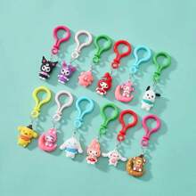 Sanrio Conjunto de 32 piezas de Caja Misteriosa - Muñecos y Encantos para Teléfono de Hello Kitty, Cinnamoroll y Amigos - Perfecto para Fiestas de Cumpleaños, Decoraciones Navideñas y Regalos Pequeños