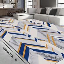 700g/㎡ Crystal Velvet Bohemian Style Solid Color Area Rug, Soft Non-Slip Machine Washable Carpet For Indoor/Outdoor Living Room Bedroom Kitchen Office Home Decoration, Vintage Faded Traditional Floor Mat Back To School