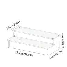 1pc Acrylic Display Rack, Multi-Layer Stepped Display Rack, Home Storage Display Rack For Jewelry, Cosmetics, Cakes, Perfumes, Suitable For Room & Home Decor