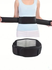Adjustable Unisex Sports Waist Trimmer, Breathable Abdominal Belt For Cycling Fitness, Warmth Retaining Comfort Back Support Athletic Shaper Belt No Steel