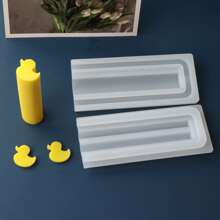 Mini Silicone Soap Mold - DIY Handcraft Cat Bird Duck Rabbit Wings Tube Shapes Craft Soap Candle Resin Versatile Moulds For Soap Making - White - View 3