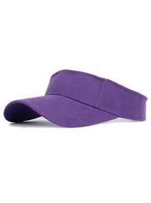 Summer Sun Hats Men Women Cotton Adjustable Visor UV Protection Top Empty Solid Sport Tennis Golf Running Sunscreen Baseball Cap