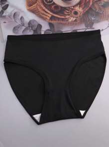 4 piezas Bragas deportivas de cintura alta, transpirables, lindas y cómodas para mujeres