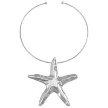 1pc Exaggerated Star Shaped Metal Necklace, Suitable For Beach, Holiday Party - Starfish Necklace - View 16