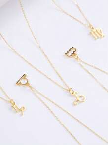 S925 Sterling Silver Constellation Necklace 14K Gold Plated Zodiac 12 Horoscope Astrology Pendant Necklace Gifts For Mom Women Halloween/Mother's Day/Valentine's Day/Birthday/Christmas/Anniversary - Constellation - View 5