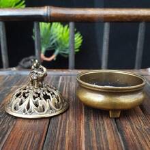 1pc Elegant Auspicious Elephant Metal Incense Burner - Fragrance-Free, Zen Aromatherapy Diffuser, Beautifully Designed For Home And Room Decor, Home Fragrance Gift, Holiday Decoration Gifts Birthday Graduation