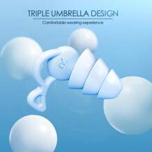 专业睡眠防噪音耳塞，三层降噪，7种颜色可选，人体工学设计，长时间佩戴舒适，享受安静的生活环境，可重复使用和清洗