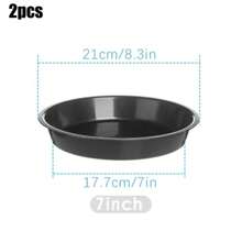 2Pcs Platos de Plástico para Plantas 4/6/7/8/10 Pulgadas Redondos Bandejas para Macetas de Flores Interior Exterior Suministros de Jardín - 4 pulgadas - Ver 9