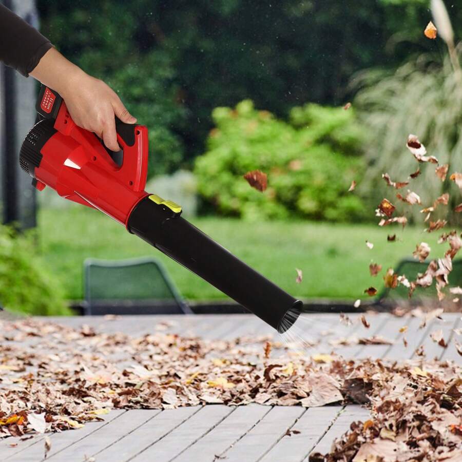 kangten Leaf Blower Vacuum Garden Leaves Shredder Mulcher - 3-In1 - Lightweight Cordless Yard Cleaning Tool - Multicolor - View 1