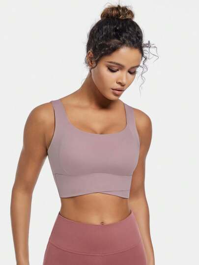 Yoga Tank Tops Breathable Sports BH Shockproof Gathered Function Giving You Beautiful Back Shape Workout Gym Top view 8