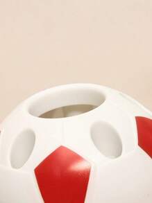 1 pièce Porte-crayon et porte-brosse à dents de forme de football. Présentoir de bureau pour la décoration de la maison. Cadeau pour les étudiants, rentrée scolaire
