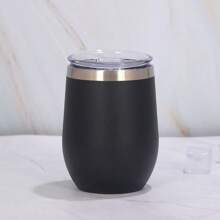 350ml/12oz Stainless Steel Water Bottle With Lid, Vacuum Insulated Egg-Shaped Cup For Hot & Cold Drinks Back To School - Multicolor - View 16