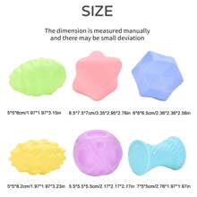 6pcs/Set Baby Sensory Balls, Colorful Soft Tactile Balls Toys, Infants Texture Grasping Ball, PVC Material, Birthday/Holiday Gift