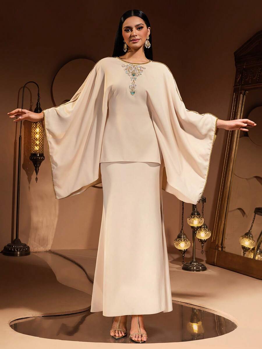 Dernier design Élégant Luxe 2 pièces Robe Set, Mode Femmes Soirée Tenue