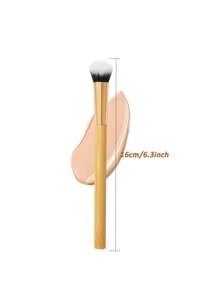 1 cọ che khuyết điểm dạng móng vuốt - Thiết kế vát góc giúp tán kem mượt mà. Cọ tạo khối, che quầng thâm, bọng mắt, che phủ một phần, tạo bóng và tạo đường nét. Mềm mại, phù hợp cho người mới bắt đầu, cọ trang điểm nhỏ gọn tiện dụng. - Vàng - Xem 6