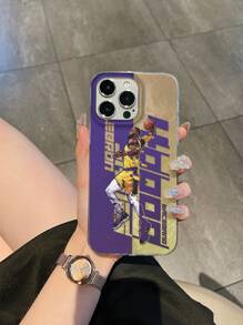 HANCAI Funda de teléfono a prueba de golpes con diseño de clavada de baloncesto, de estilo de moda y único, compatible con iPhone 16, 15 Plus, 14, 13, 12, 11 Pro Max