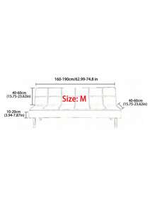 1 件提花沙发床罩，高弹性，易于安装，多种尺寸，四季使用，防宠物抓挠，防宠物折叠沙发床套用于装饰