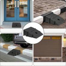 2pcs Heavy Duty Plastic Kerb Door Ramps Wheelchair Mobility Scooter Access Level - Black - View 6