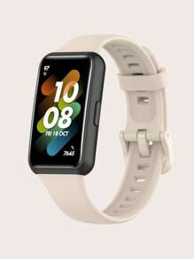 1pc Casual Solid Color Detachable Silicone Smart Band Strap Compatible With Huawei Band 7 - Band 7 - View 13