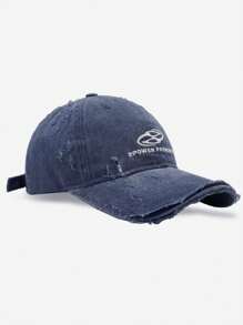 1pc Women Embroidered Distressed Vintage Baseball Cap, Fashionable Streetwear Suitable For Daily Wear And Outdoor Sun Protection - Multicolor - View 13