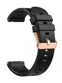18mm Silicone Strap With Rose Gold Clasp, Suitable For Garmin Vivoactive 3S 4S/Vivomove 3S Active S/Rey/Move 3S Forerunner 255S 265S Venu 3S 2S,And For Watch GT 4/5 41mm GT 5 Pro 42mm -Watchband For Women And Girls Smart Watch Accessories. - 18mm - View 14