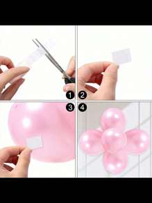 400PCS Easy-To-Peel Double-Sided Adhesive Dots For Crafts And Wedding Decorations, Removable And Versatile - Multicolor - View 4