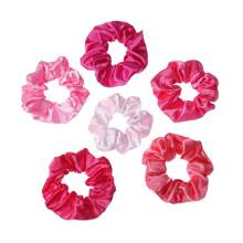 6 件装女士纯色发圈，时尚甜美发饰，百搭发圈，学院风 - 彩色 - 查看 9