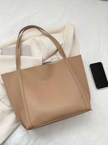 Fashionable Versatile Casual Simple Oversized Shoulder Tote Bag