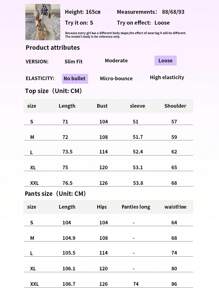 Boho Holiday Outfit Women Oversized Fashionable And Casual Spring And Summer Contrasting English Letter Pattern Multi-Ugly Fish Digital Printed Shirt Long-Sleeved Trousers Two-Piece Set