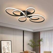 Modern Simple Chinese Junction Ceiling Light Black White Living Room Bedroom Kitchen Ceiling Light LED Interior Lighting Fixture - Multicolor - View 7