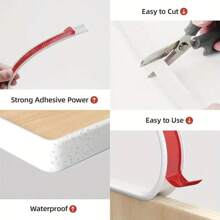 Cabinet Edge Strip Board Edge Strip U-Shaped Self-Adhesive Edge Strip Wardrobe Plank Furniture Edge Strip