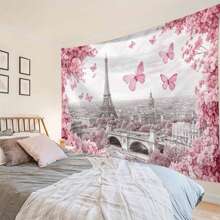 1 件城市图案装饰挂毯，用于房间装饰、家居装饰的壁挂