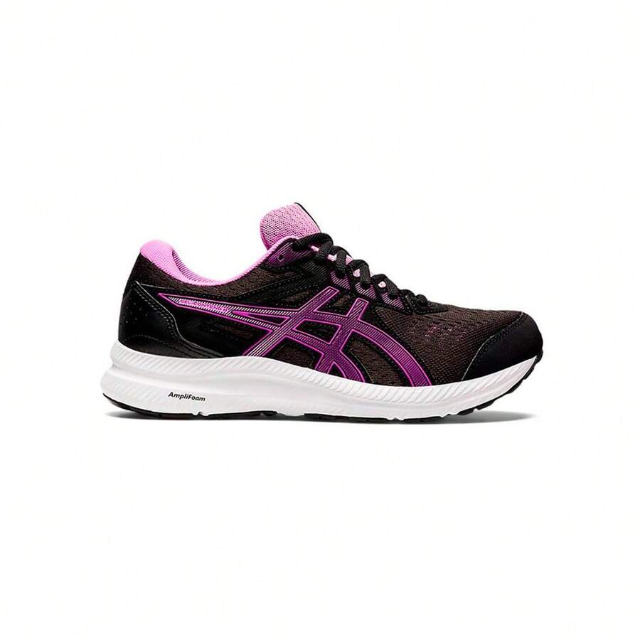 ASICS GEL-CONTEND 8 - Women's Colorblock Casual/Everyday Comfort Running Shoes - Black/Orchid - View 1