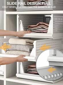 1 件衣柜式抽屉式家用收纳盒，多层隔断抽屉拉篮架收纳盒