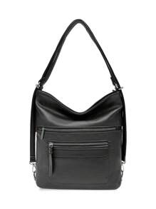 Bolso MILANO, casual, de moda, elegante, personalizado, de piel de PU lujosa, se puede usar como bolso de hombro y mochila, de mano, cruzado, con correa ajustable, adecuado para fiestas, vacaciones, negocios, verano, estilo retro, fin de semana, regalo