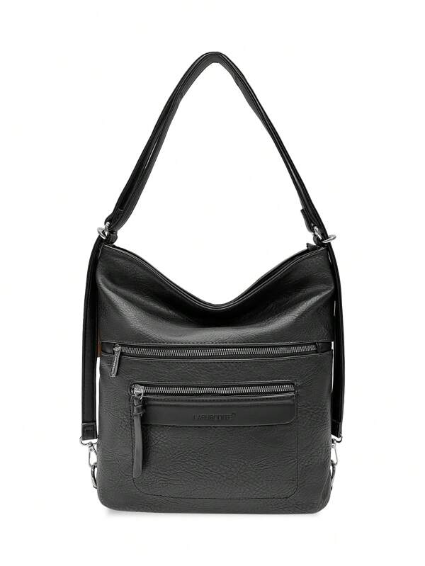 Bolso MILANO, casual, de moda, elegante, personalizado, de piel de PU lujosa, se puede usar como bolso de hombro y mochila, de mano, cruzado, con correa ajustable, adecuado para fiestas, vacaciones, negocios, verano, estilo retro, fin de semana, regalo