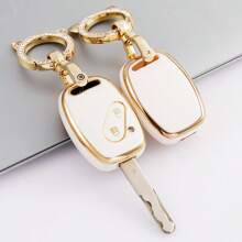 Car Key Protective Fod Cover Shell Case With Keychain Suitable For For Fit For CRV Seventh Generation Or Eight Generation For Accord For Odyssey Key Case Exquisite High-End Keybag Suitable For Girls