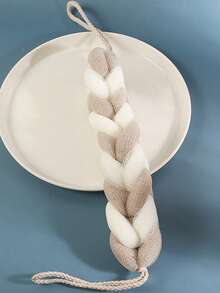 1条特大号丝瓜络浴巾，柔软网状去角质背部按摩器，强力去角质沐浴巾 - 彩色 - 查看 11