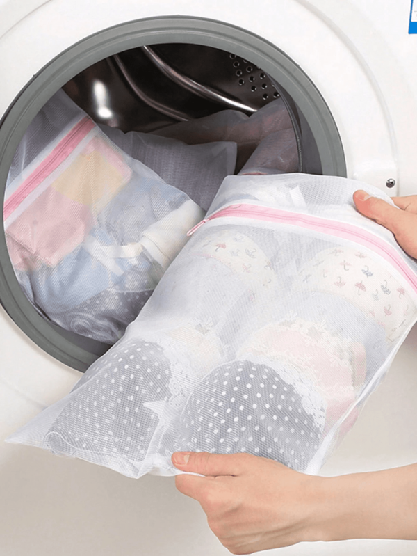 Wäschesack mit Reißverschluss, Wabenmuster Wäschesack, Waschmaschinen-Wäschesack, Wäsche Sortier-Netz, spezifischer Waschmaschinen-Maschennetzsack, rutschfest und verformungsbeständig Wäschesack, BH und Unterwäsche Wäschesack, hochwertige feine Maschengewebe Wäschesack, Reißverschluss Wäschesack, Unterwäsche Kleidungsschutz Sack, geeignet für Kleidung, Hemden, BHs, Socken, Strumpfhosen, Unterwäsche, Reiseaufbewahrungstasche, Kleider, Hosen, Schuhe, Jeans, Stiefel, Röcke