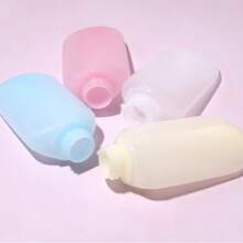 4pcs/Set 60ml Flip-Top Inverted Soft Tube Bottles, Cosmetics/Face Wash/Lotion Travel Refillable Containers