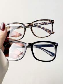 1/3 件复古轻便时尚眼镜套装 - 时尚全框防蓝光眼镜 - 彩色 - 查看 10