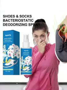 1pc/2pcs 100ml Shoes Socks Deodorant Spray Cleaning Remove Odor Fast Anti Sweat Preventing Foot Bad Smell Lasting Fragrance Shoe Cabinet Freshener, Kitchen, Bathroom, Home