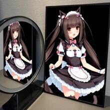 1pc Vanilla Anime Canvas Painting Cafe Bar Room Wall Decor Unframed