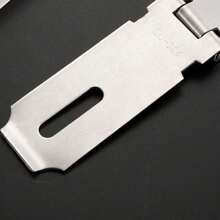 不锈钢锁扣，抽屉柜门挂锁板防盗钩，适用于老式门