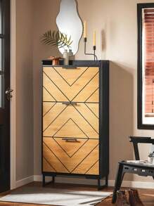 SoBuy Shoe Storage Cabinet, Shoe Cabinet, Shoe Cupboard FSR164-SCH